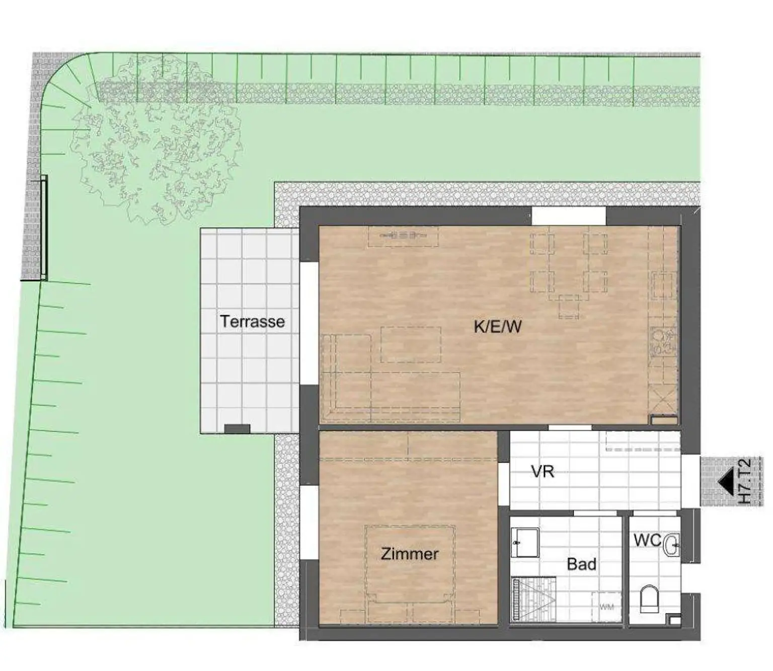 Charmante Neubauwohnung mit Garten in Werndorf/ Haus 7 Top 2