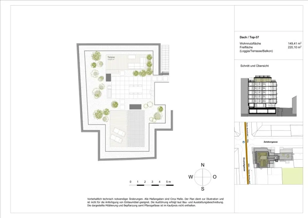 Exklusives Penthouse über den Dächern von Meidling