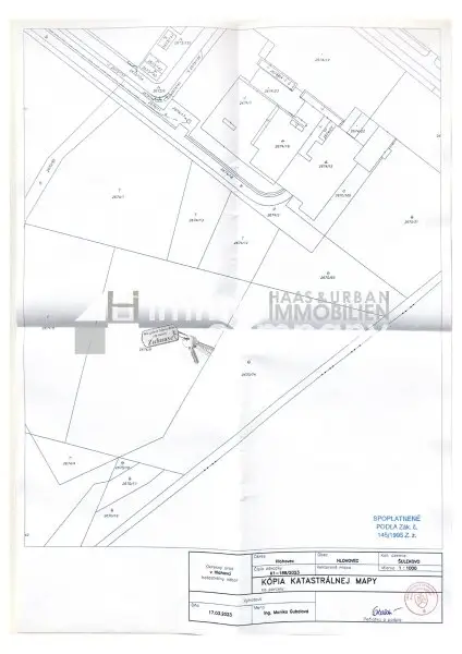 Preisreduktion! Betriebsbaugrund in Hlohovec/Slowakei: 31.000 m² für Industrie.