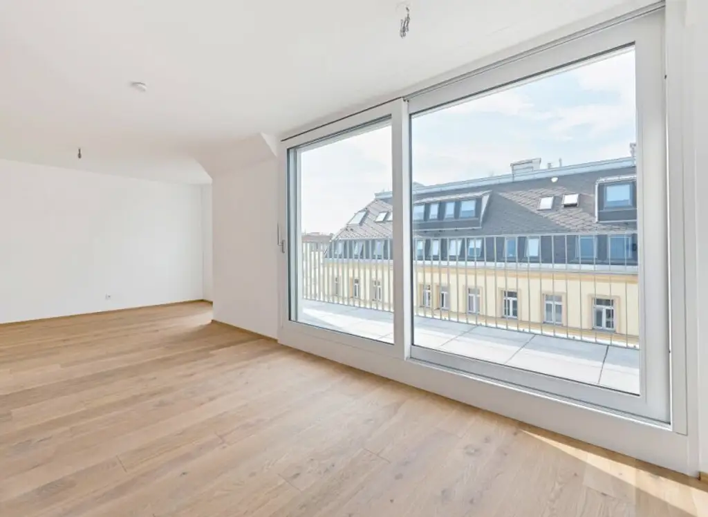 Modern wohnen in Meidling! DG-2-Zimmer-Erstbezug mit Sonnenterrasse - Top70