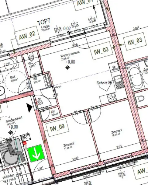 PROVISIONSFREI: 3-Zimmer-Wohnung mit Loggia in Steyr-Christkindl