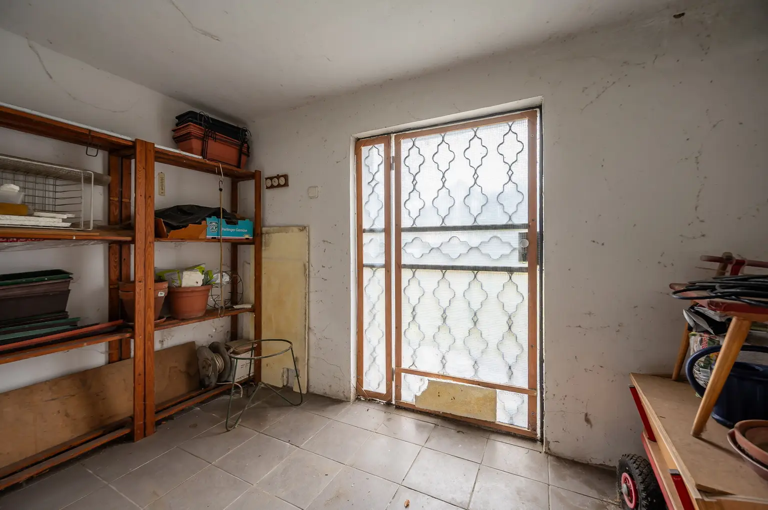 Keller Hintertüre zu Garten