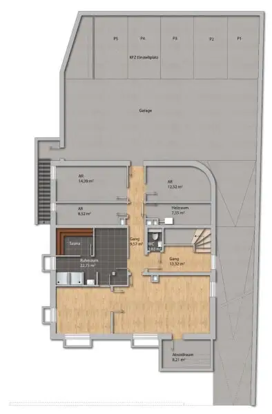 Elegante Villa im Landhausstil mit Riesengarage