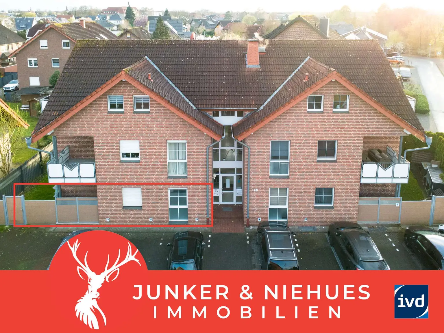 Komfortables Wohnen im Grünen – 3-Zimmer-Wohnung mit Terrassen und Garten -  sofort verfügbar