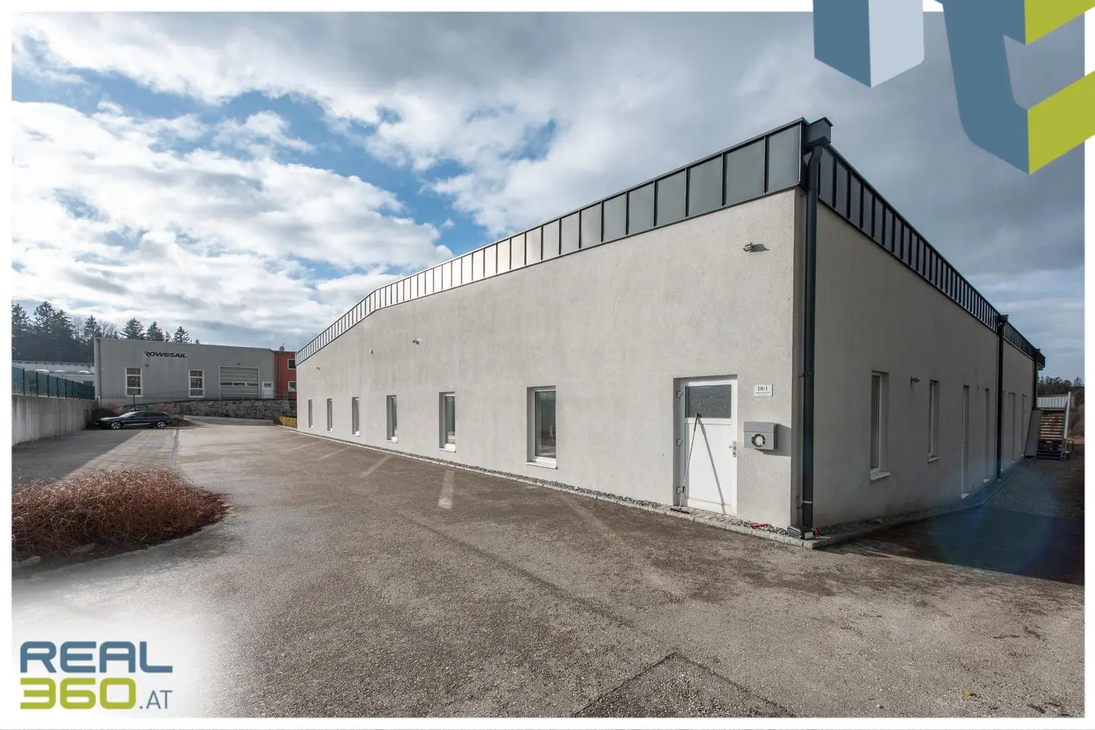 Hochwertige Betriebsliegenschaft auf Baurechtsgrund (Halle, Büro, Lager, Wohnung)