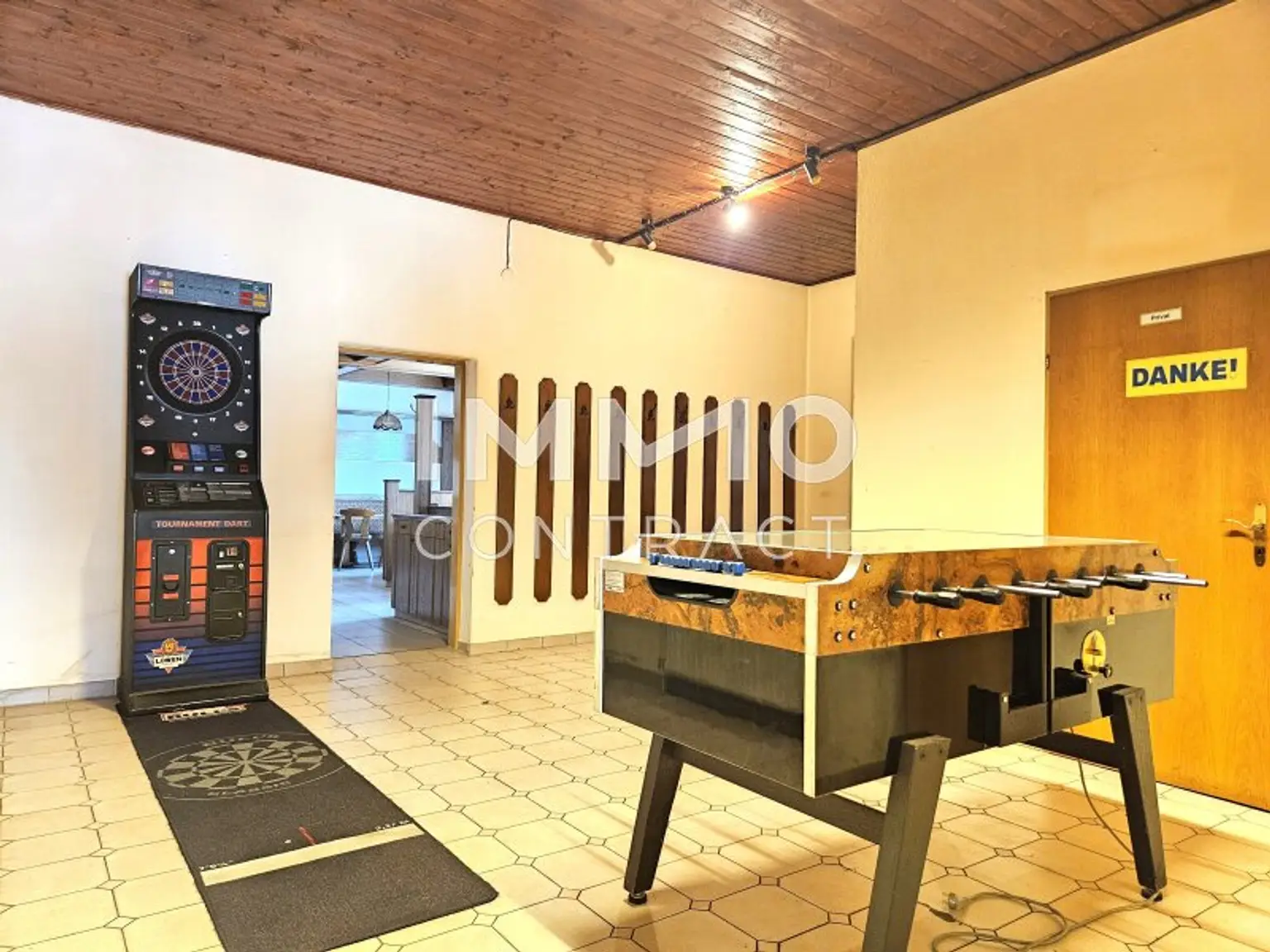 Spielraum und Übergang zu Saal