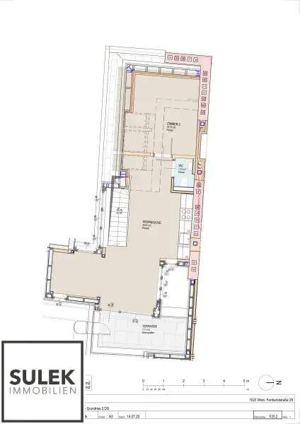 Dachgeschoßwohnung im Herzen des 2. Bezirks – 83 m² Wohnkomfort