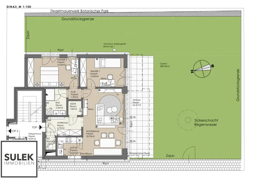 3 Zimmer Wohnung mit großzügigem Garten – Erstbezug ab Oktober 2025! Jetzt besichtigen!