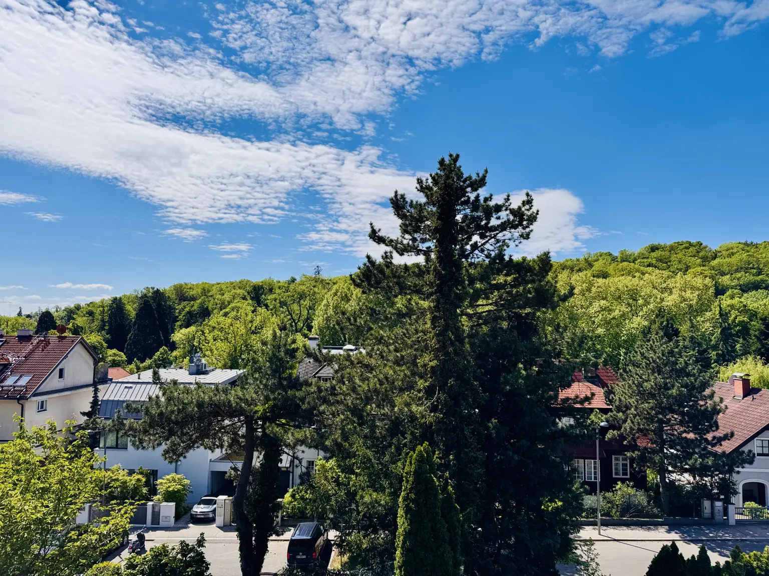 Blick von der Dachterrasse
