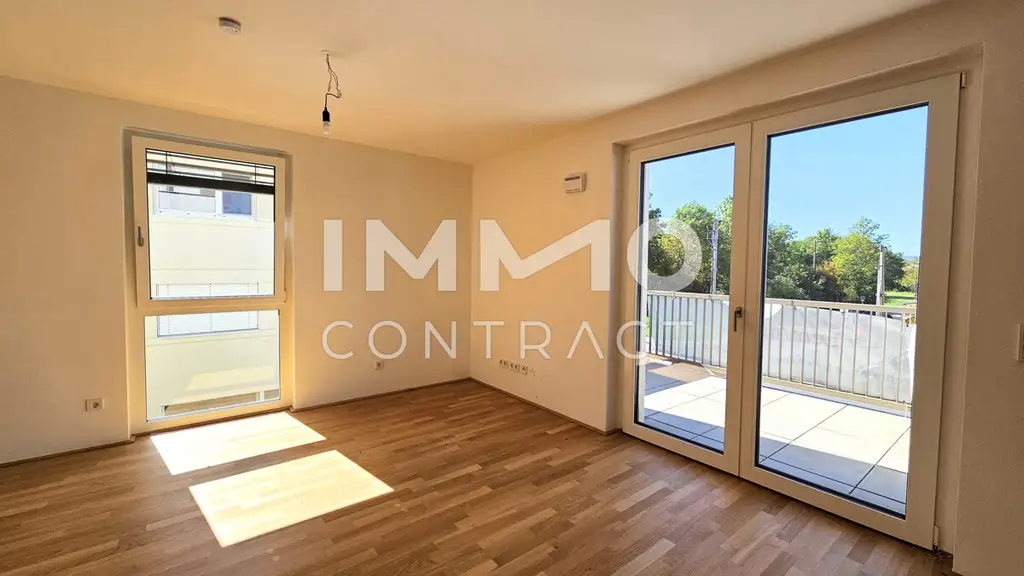 Lichtdurchflutete 2-Zimmer-Balkon-Wohnung im Erstbezug in traumhafter Anlage - provisionsfrei!