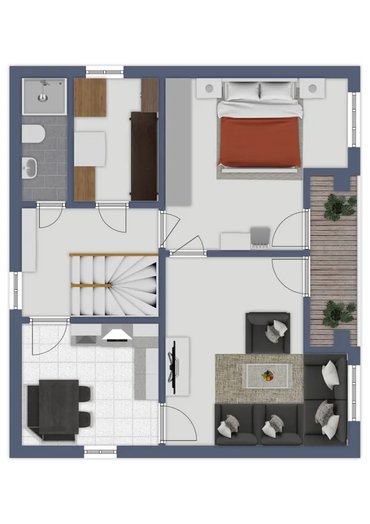 Einfamilienhaus mit großem Grundstück in idyllischer Ruhelage