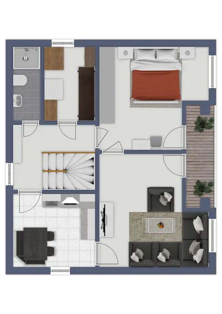 Einfamilienhaus mit großem Grundstück in idyllischer Ruhelage
