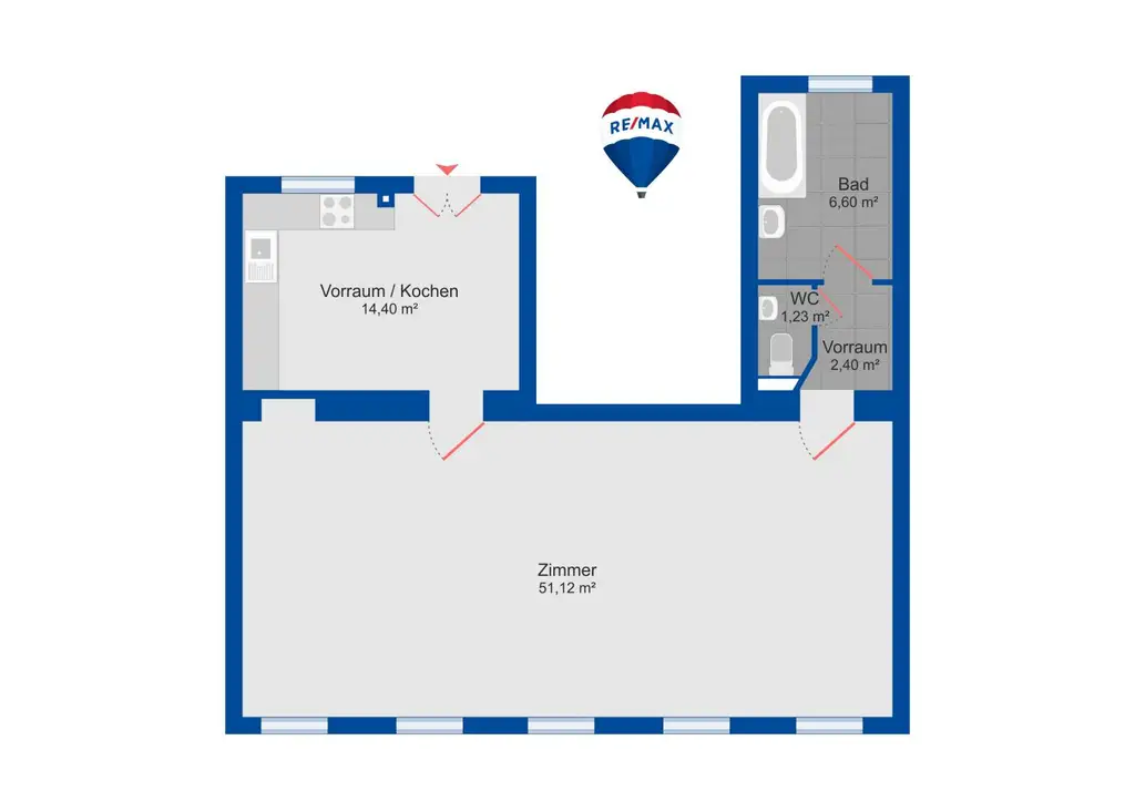 Loftartiges Wohnatelier in Wien, fünfter Bezirk!