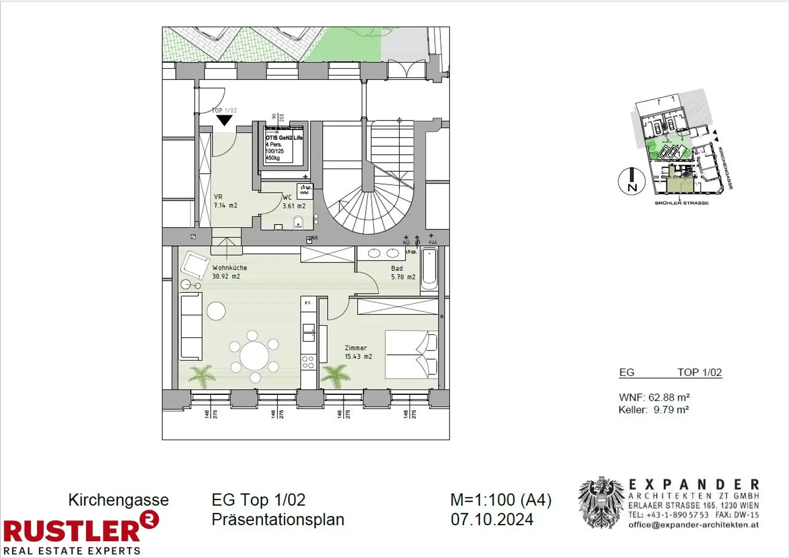 Großzügige 2-Zimmer-Altbauwohnung mit charmantem Gewölbe