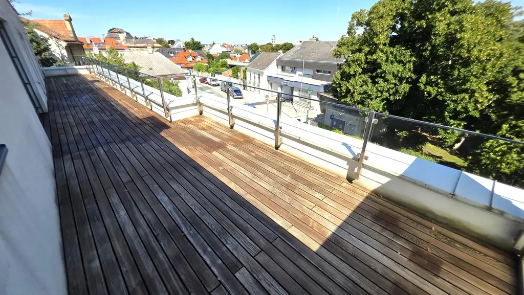 Maria Enzersdorf - Schlosspark!!! Stylische Neubauwohnung + MEGA Dachterrasse + Grün- und Weitblick!