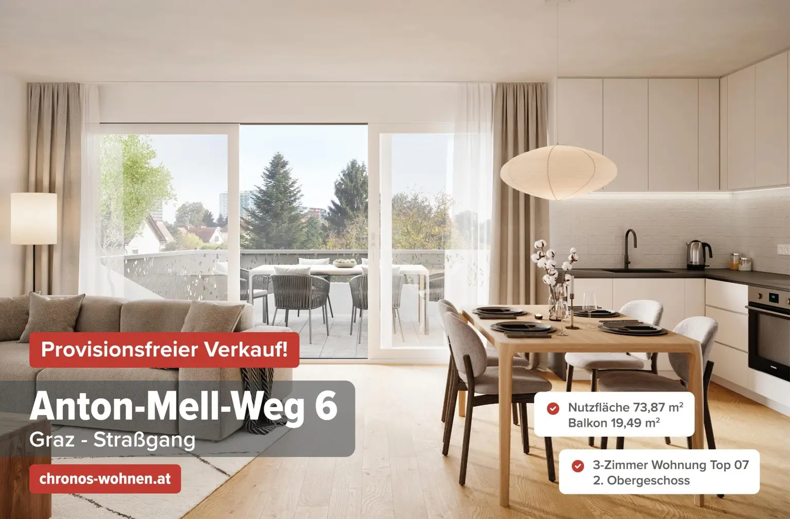 Neubau! 3-Zimmer-Neubauwohung nahe Klusemann-Schule! PROVISIONSFREI FÜR KÄUFER!