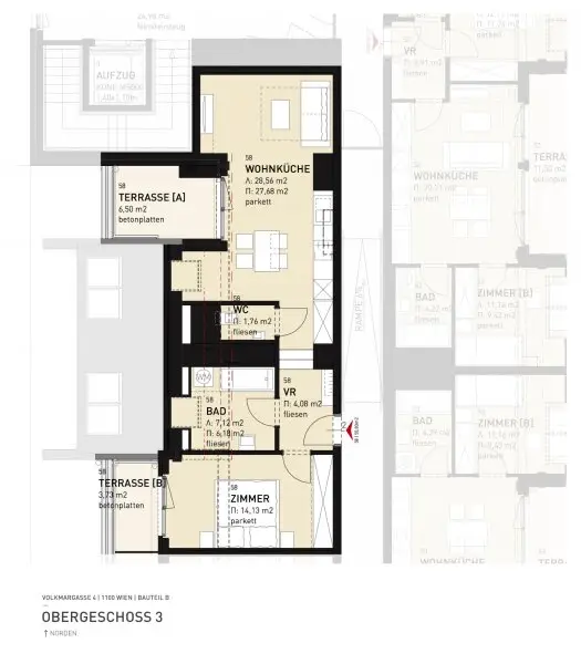 Grundriss: Himberger Straße 17