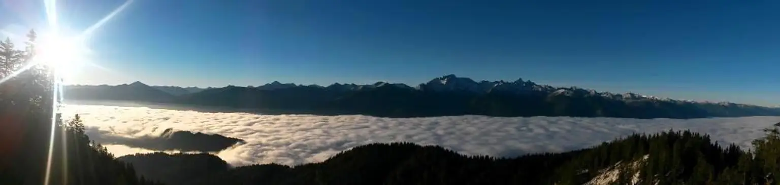Herbstpanorama auf der Sonnenseite des Ennstals