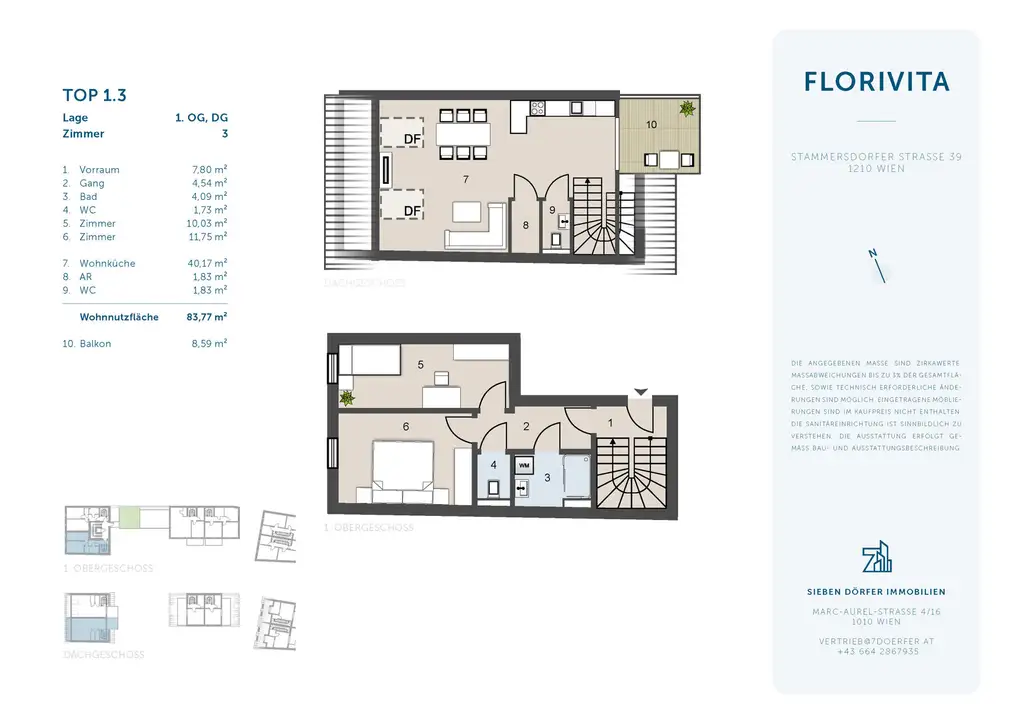 Verkaufsplan-Top1.3-Florivita-Sieben-Dörfer-Immobilien