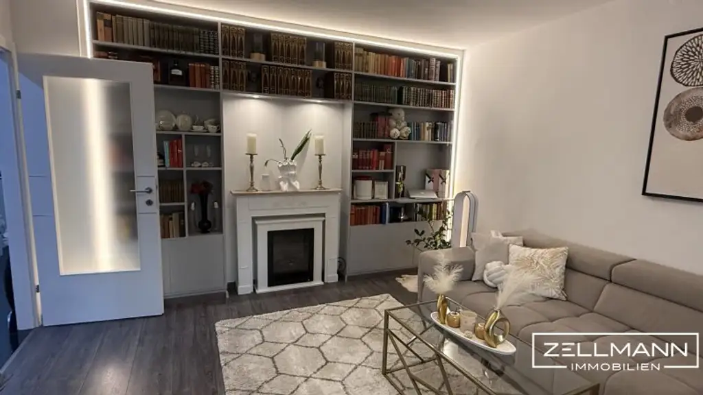 „Stilvoll & modern: Komplettsanierte Eigentumswohnung mit Loggia ins Grüne“ | ZELLMANN IMMOBILIEN