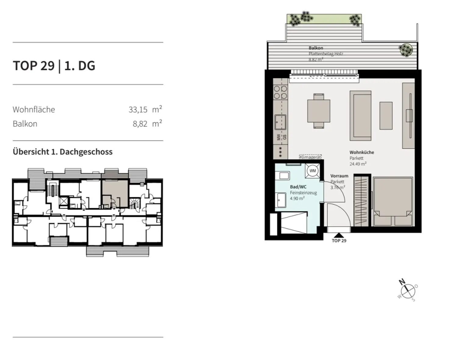 ++ NEU ++ SMARTE DG-Wohnung - im PROJEKT KARL74