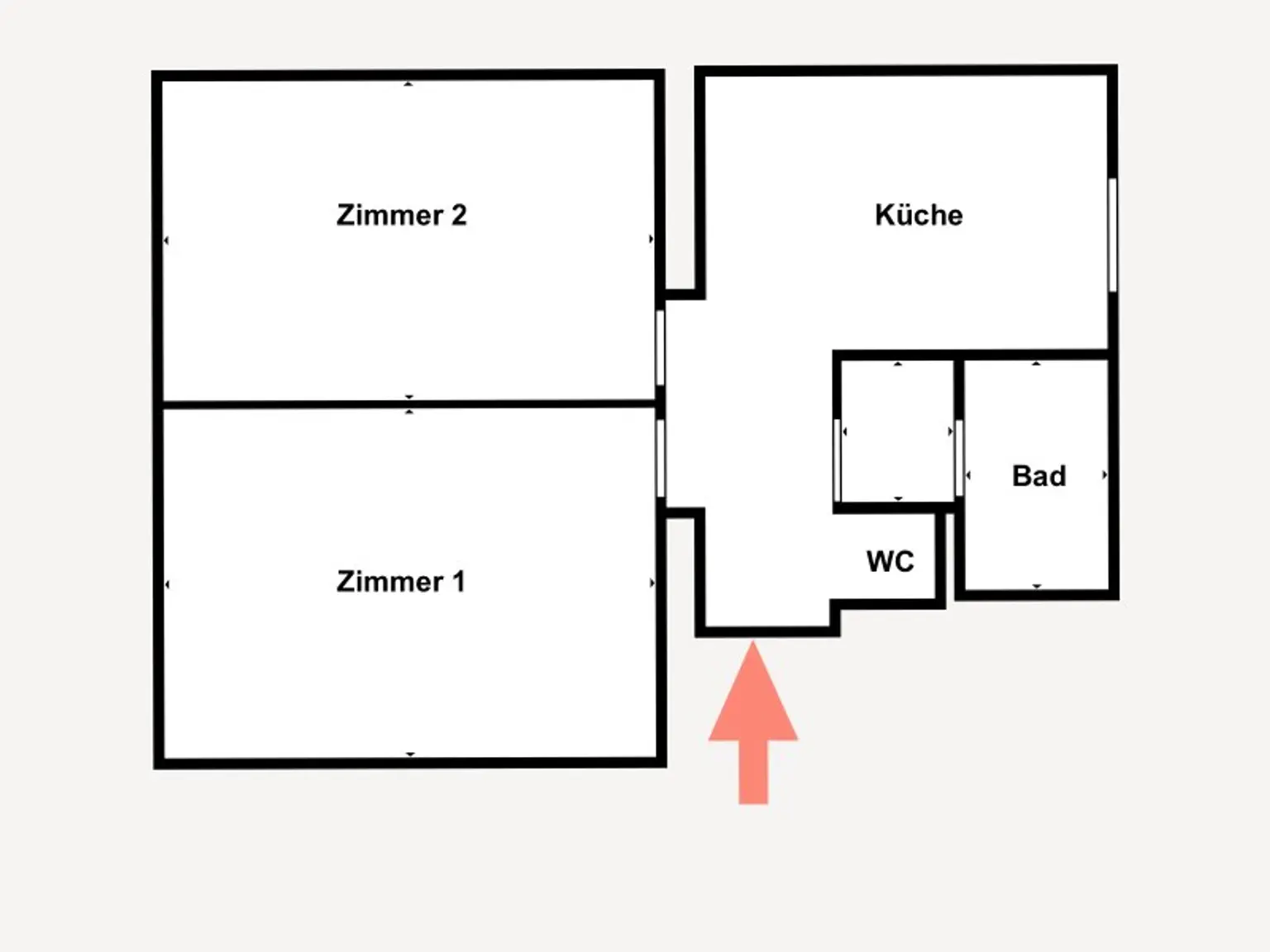 Grundrissplan Whg. 6. OG