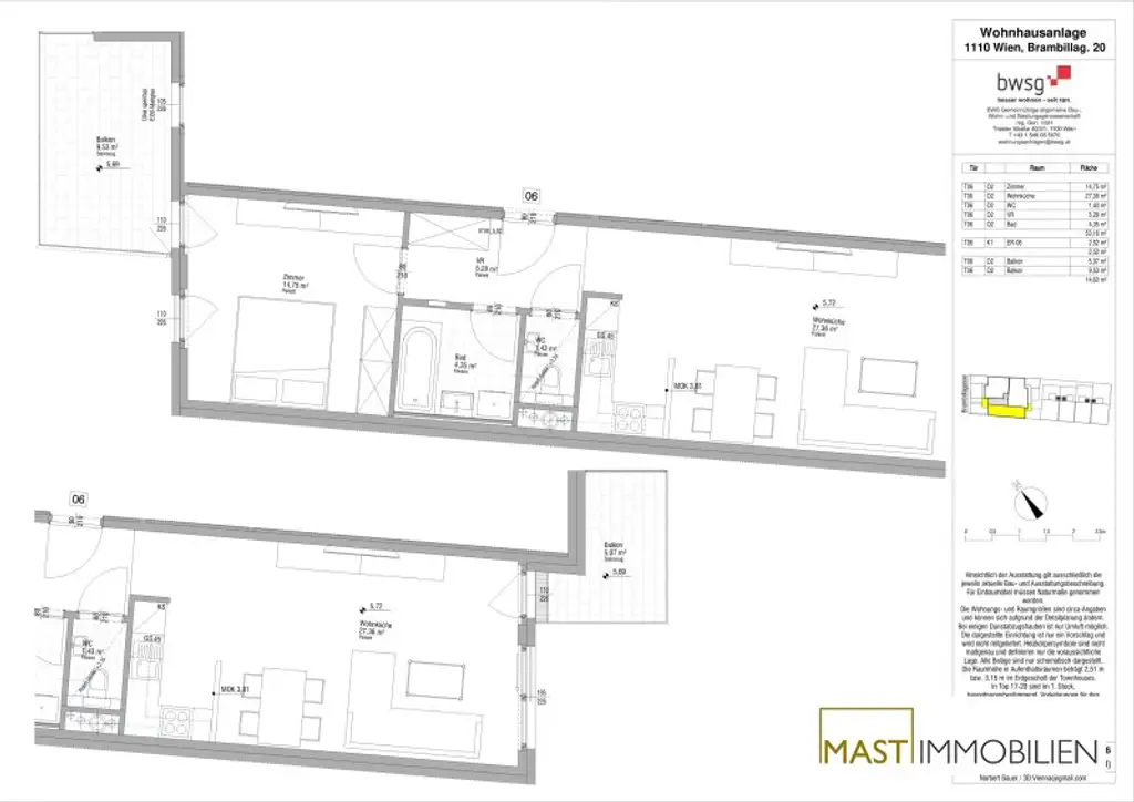 *NEU* 2 Zimmer Wohnung mit 2 Balkonen - Provisionsfrei für den Käufer