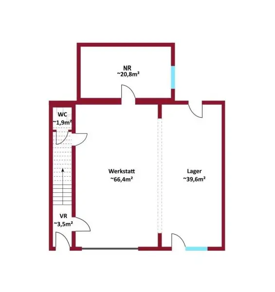 1A Gewerbebetrieb mit Halle und Büroräumen: Erstbezug mit Top-Ausstattung!
