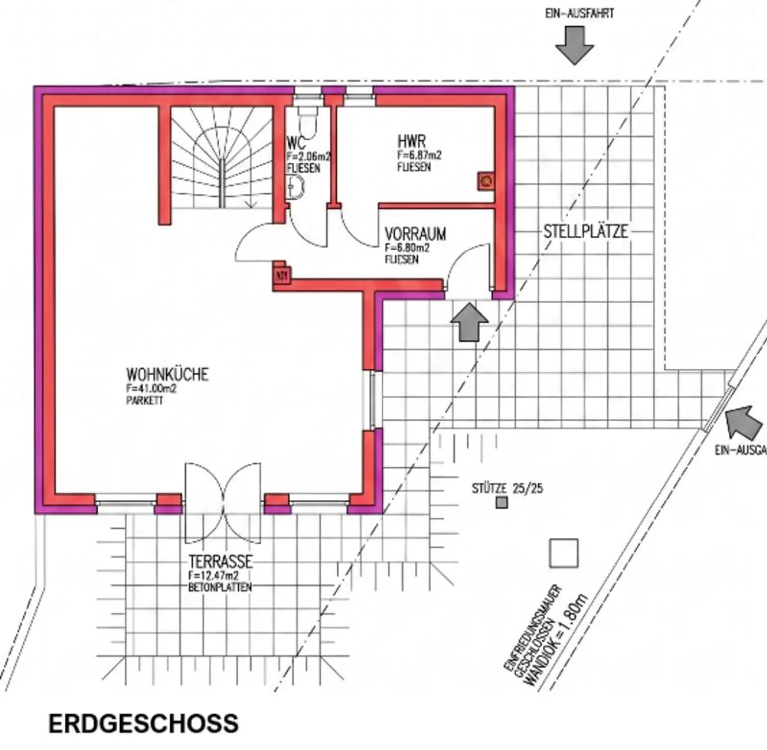 Grundriss Erdgeschoss
