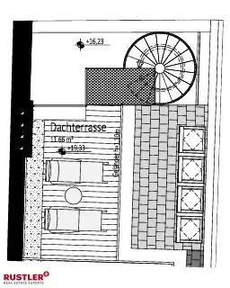 Plan Dachterrasse