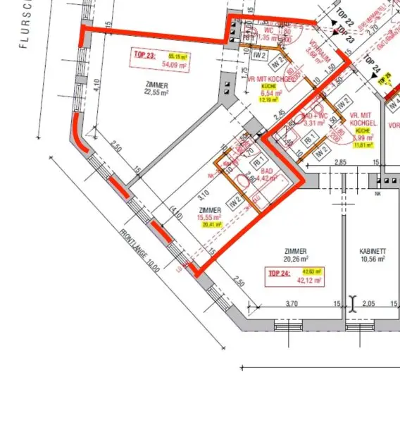 Wunderschöne Wohnung im Herz des 12., Bezirkes mit 54m² 2 Zimmer