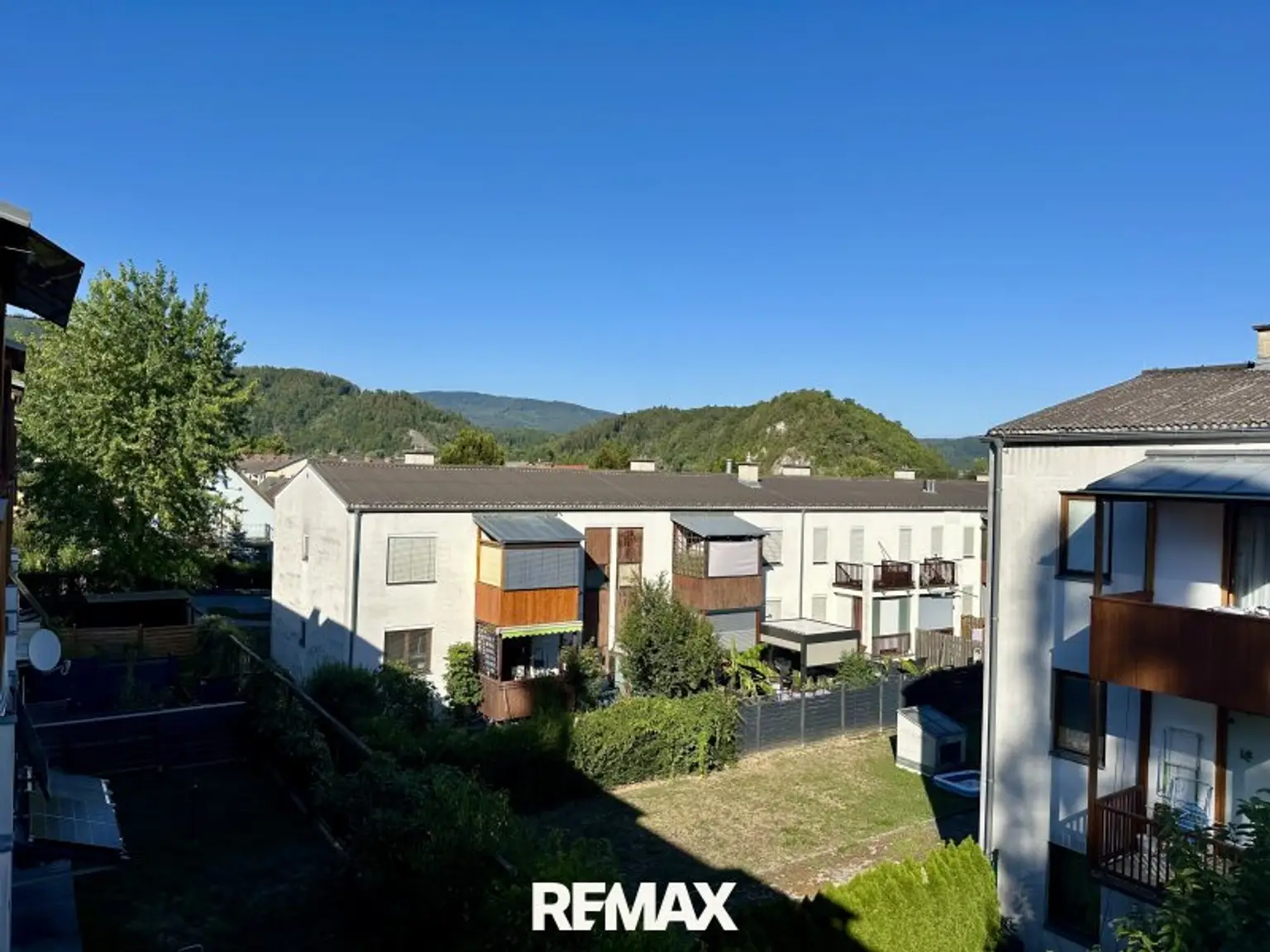 Aussicht vom Balkon