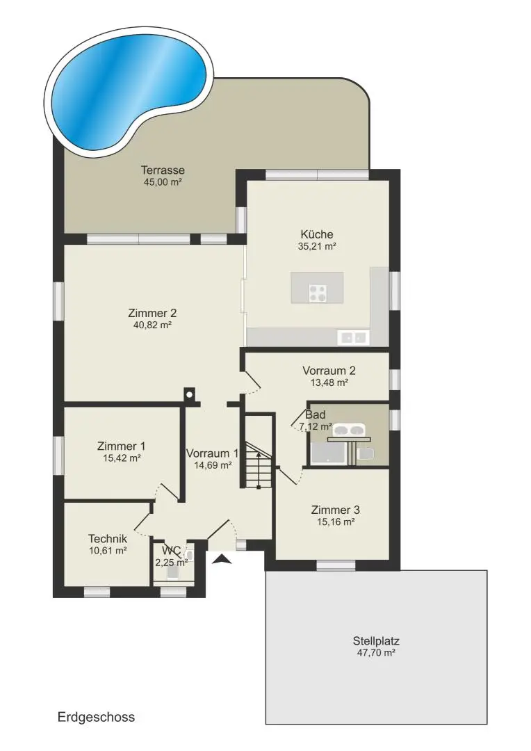 REPRÄSENTATIVE TRAUMVILLA IN BESTLAGE VON HIMBERG NÄHE WIEN & U1