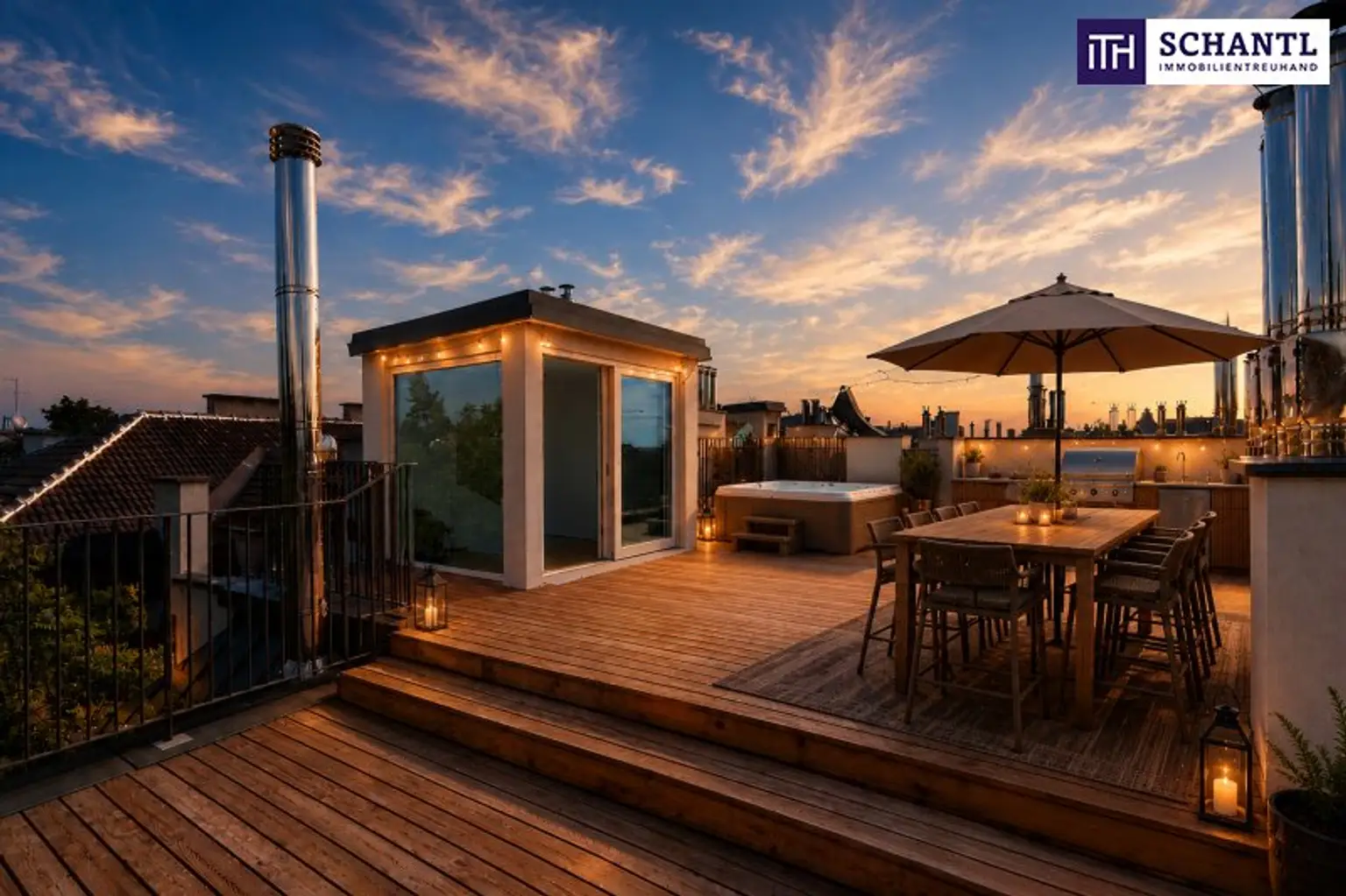Moderne Dachterrasse ca. 56 m²