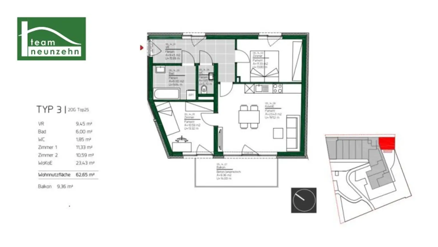 Ruhige Neubauwohnung im Herzen von Graz - Ungergasse 39! - JETZT ZUSCHLAGEN
