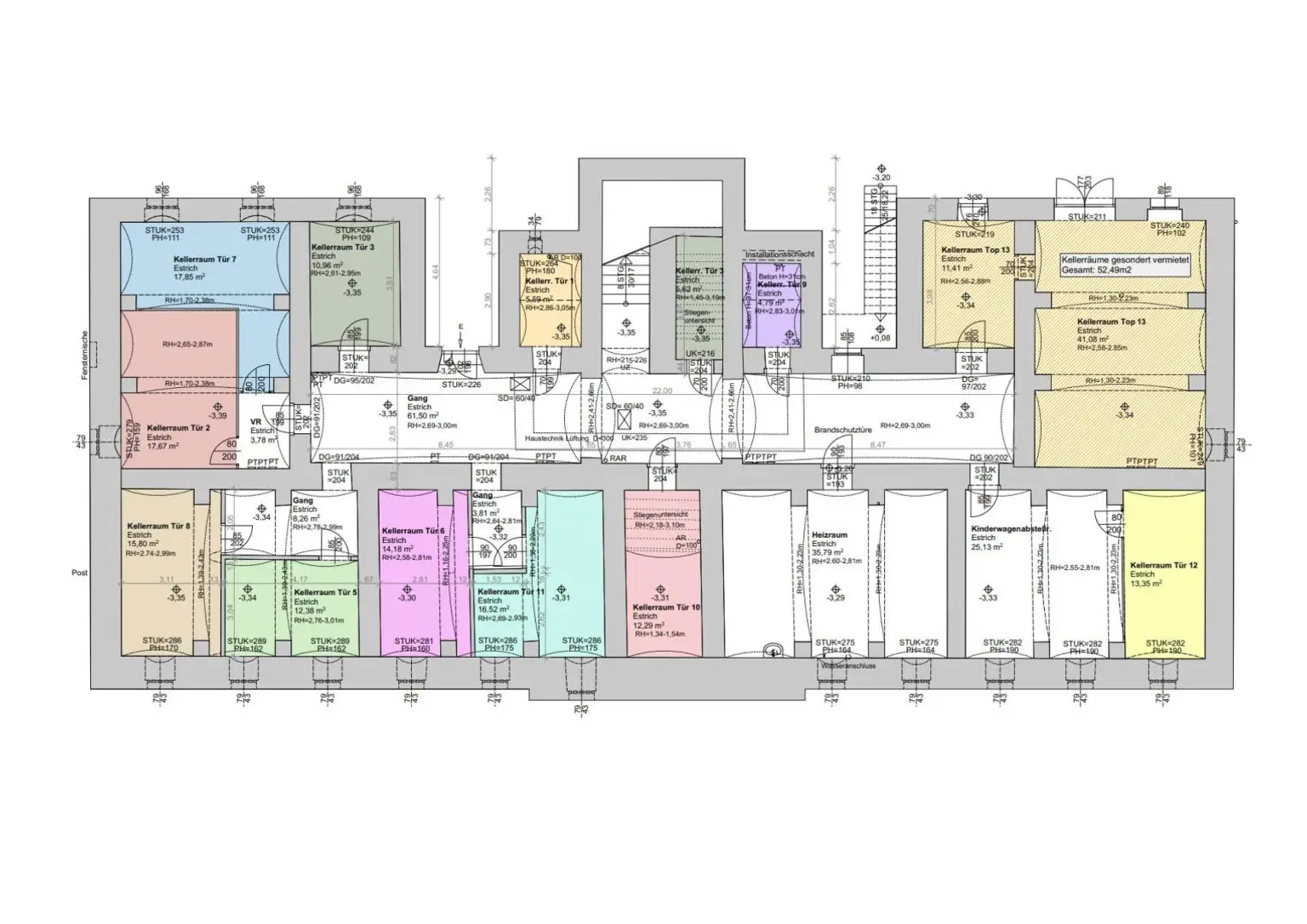 Charakteristisches Zinshaus im Ortszentrum