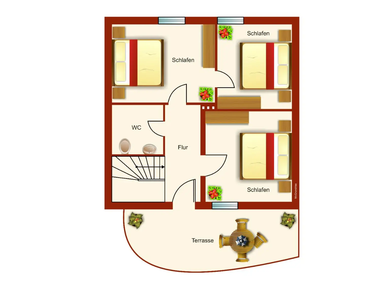 Haus auf Mietkaufvariante - Schönes ebenes Grundstück - 135m2 Wfl. - Vollkeller mit Garage - große Terrasse