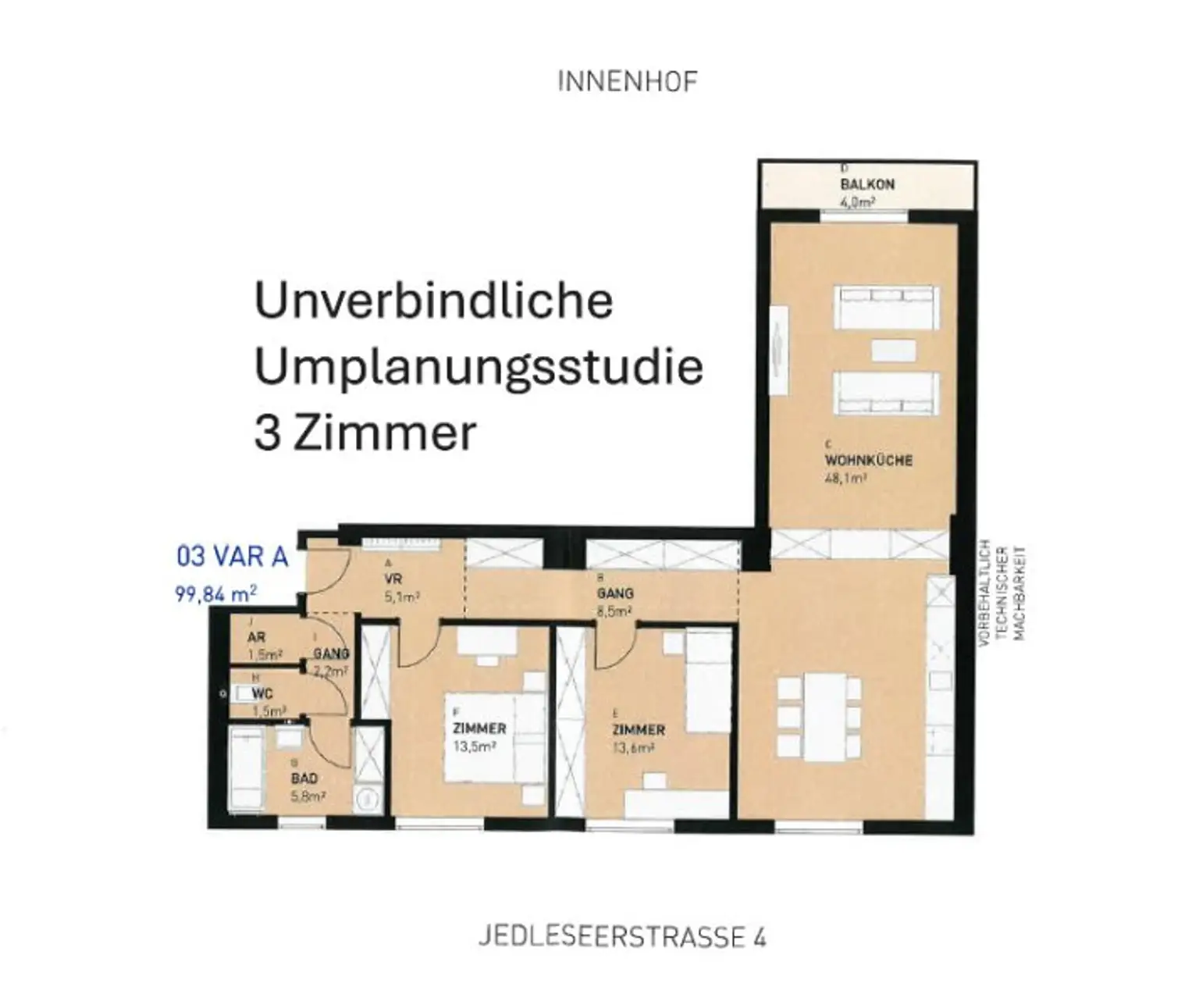 POTENZIAL auf 102m² nahe Floridsdorfer Spitz!