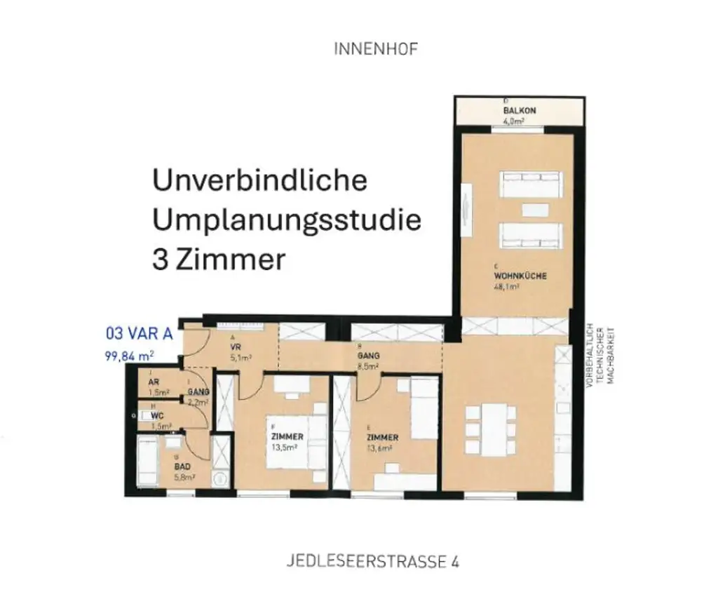 POTENZIAL auf 102m² nahe Floridsdorfer Spitz!
