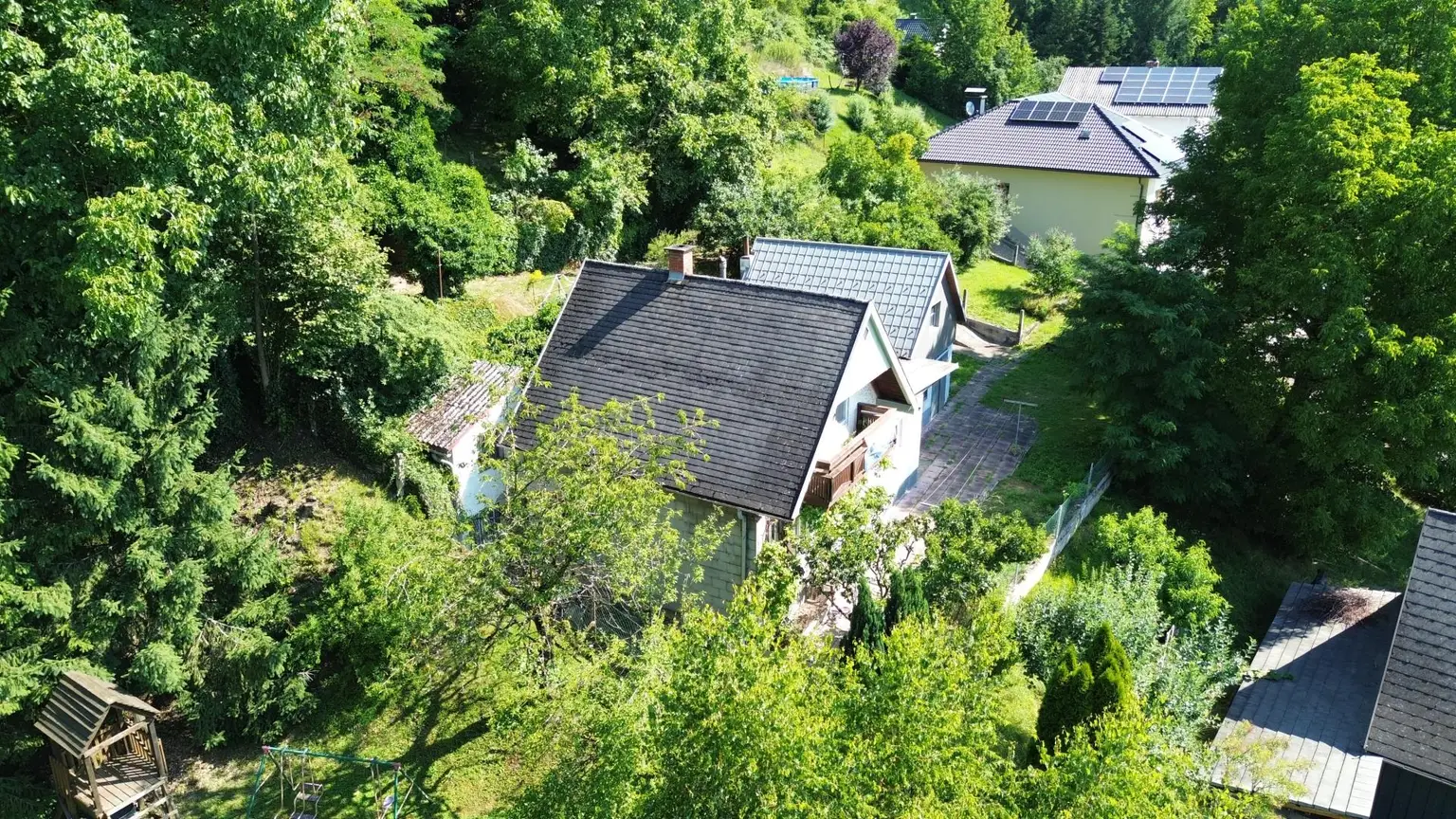 Wohnhaus mit Ötscherblick in erhöhter Siedlungslage