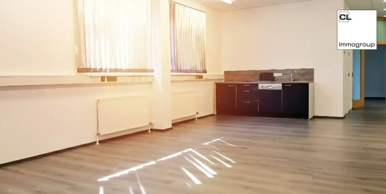 Gewerbeimmobilie in Toplage, Salzburg Maxglan - gelegen im EG; angenehmes Raum- und Arbeitsklima; mit Grün- sowie Parkflächen (c) CL-Immogroup, www.cl-immogroup.at