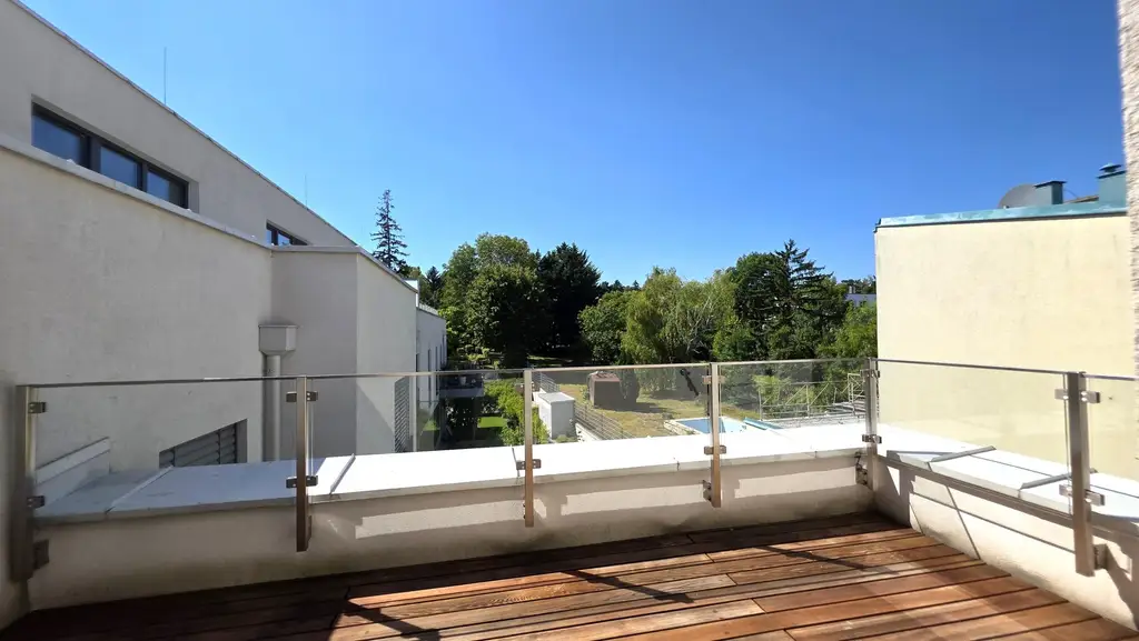 Maria Enzersdorf - Schlosspark!!! Stylische Neubauwohnung + MEGA Dachterrasse + Grün- und Weitblick!