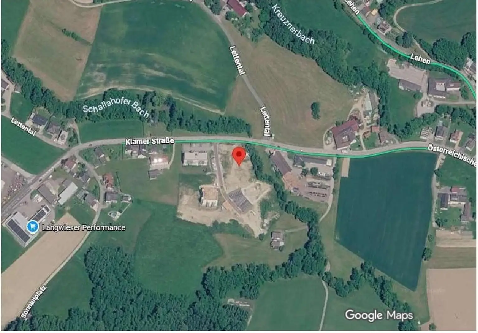 Lageplan Grein aktuell