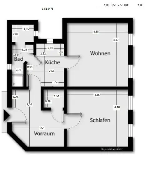 Perfekt gelegen: 2-Zimmer-Wohnung mit separater Küche beim Friessneggpark!