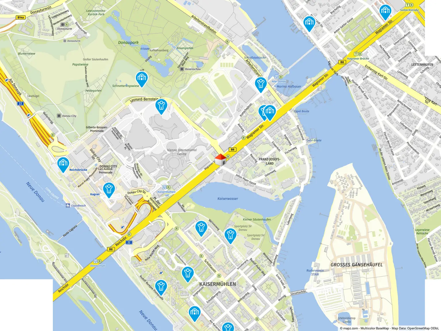 Geolyzer Kartenausschnitt