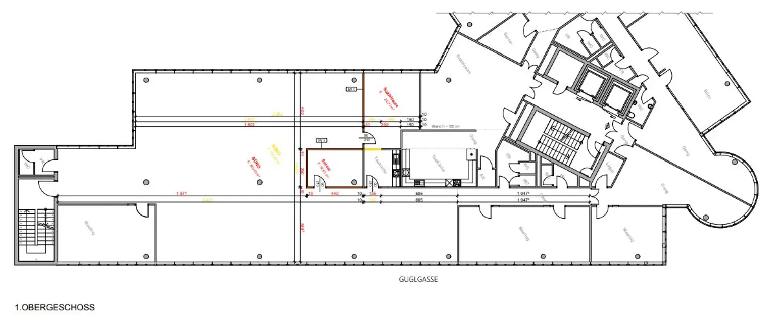1030 Wien, Guglgasse 15 OCG 1.OG 575 m²