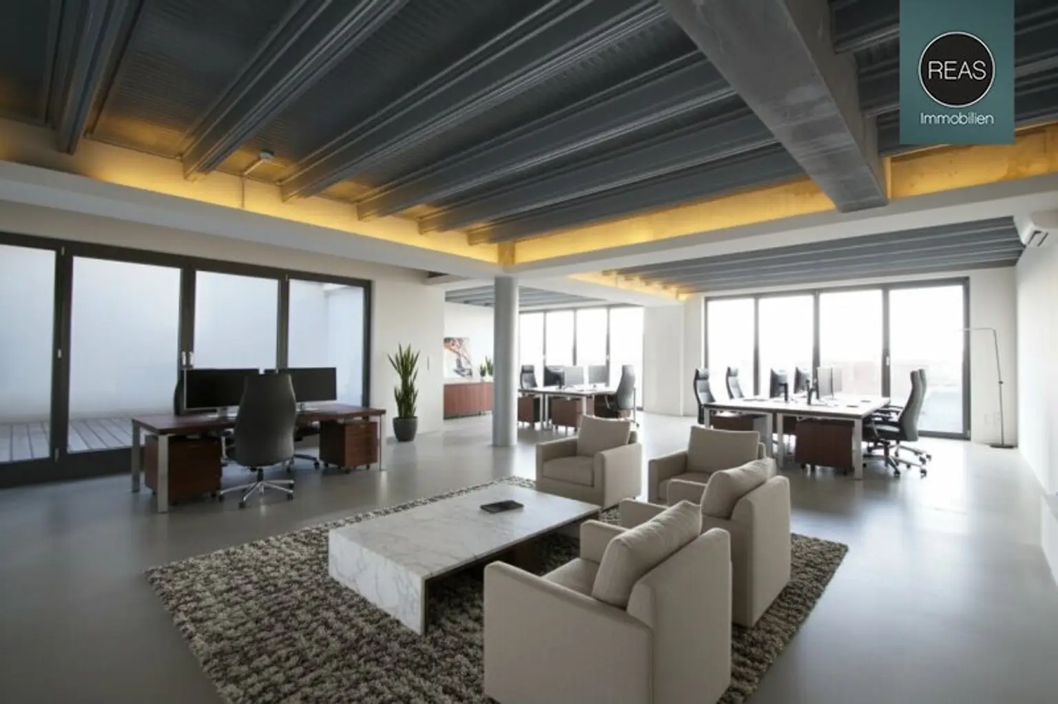 The View! Penthouse Loft mit Dachterrasse samt Wien-Panorama-Blick in der Brotfabrik Wien!