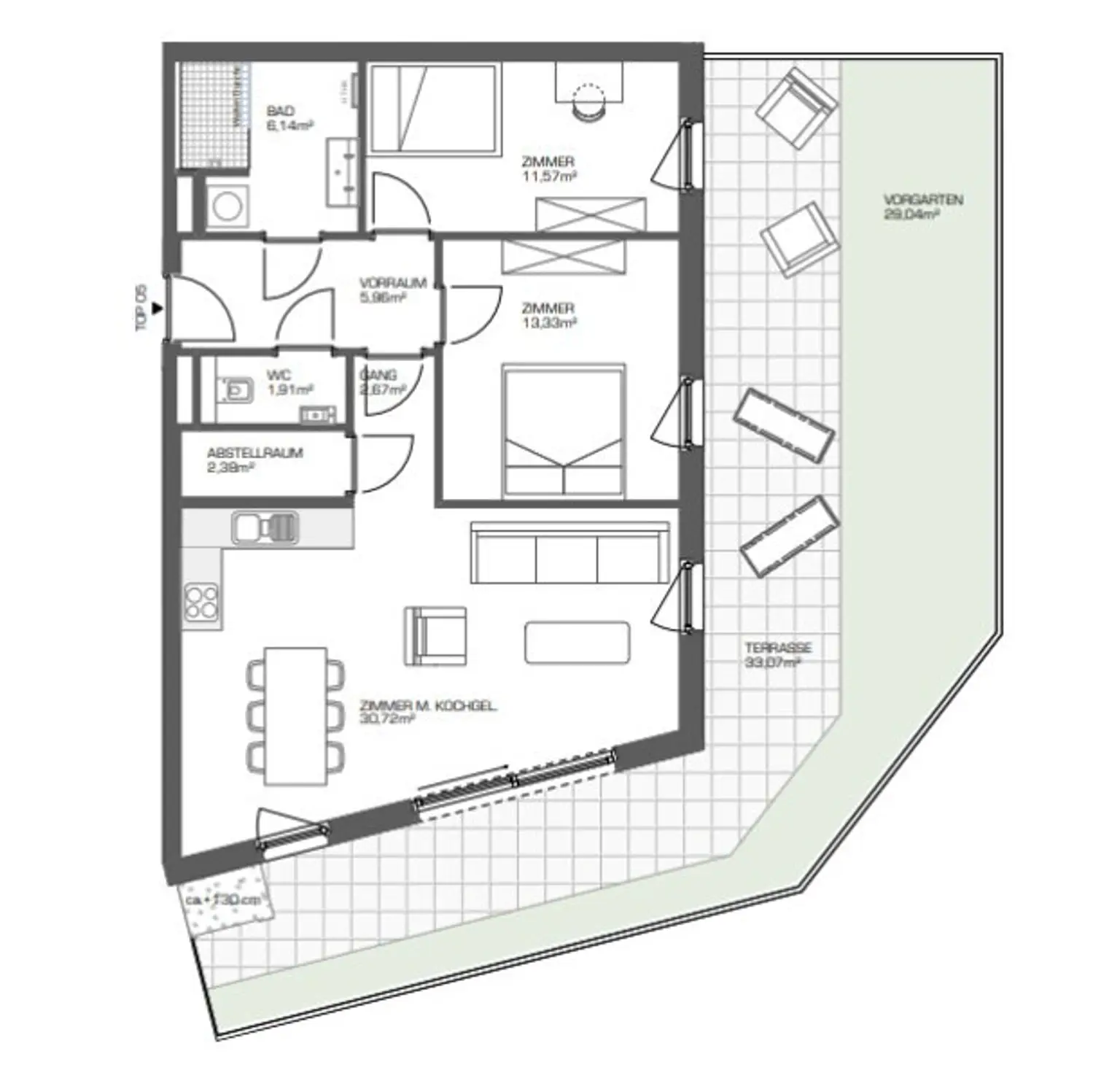Stilvolle 3-Zimmer-Gartenwohnung mit großzügiger Terrasse – Wohnen im Grünen nahe der Donau