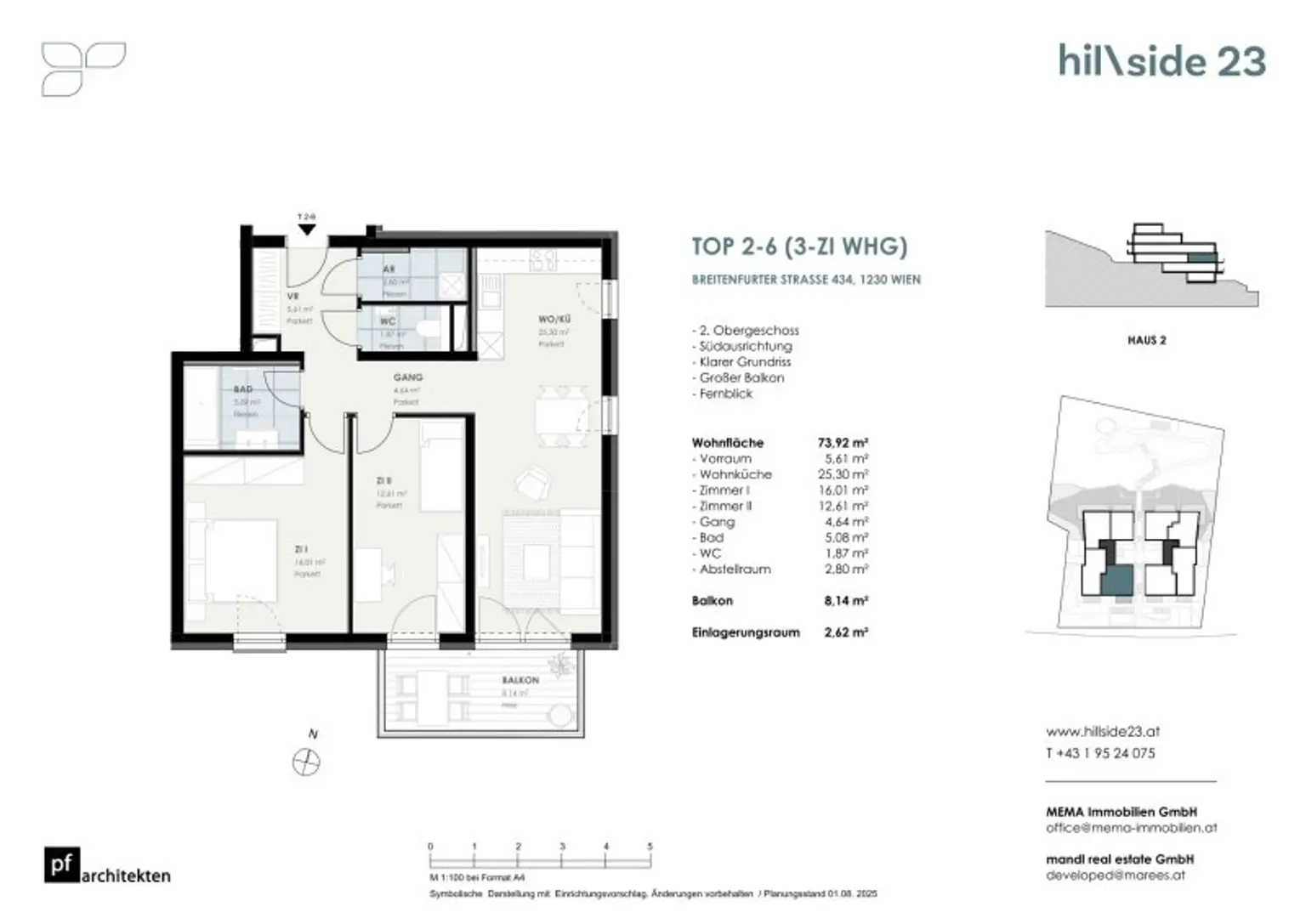 Gemütliche 3-Zimmer-Wohnung mit Balkon zu verkaufen!