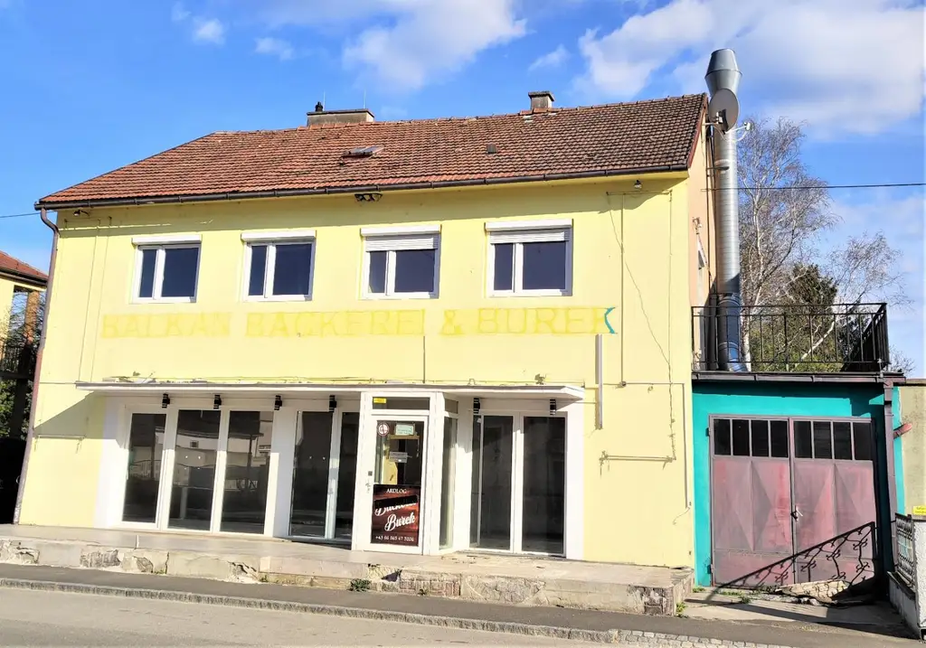 Wohn & Geschäftshaus mit Gastronomieeignung und einem großen Garten in zentraler Lage in Korneuburg - WOHNEN und ARBEITEN